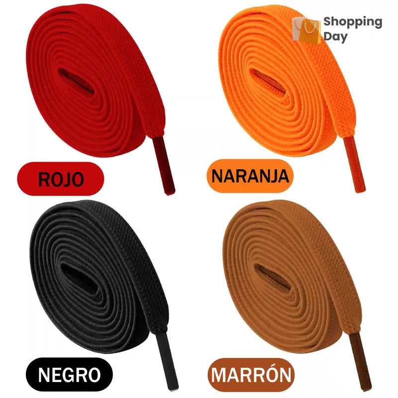 TrendyLaces™ – Cordones Elásticos con Broche para un Look Moderno y Cómodo