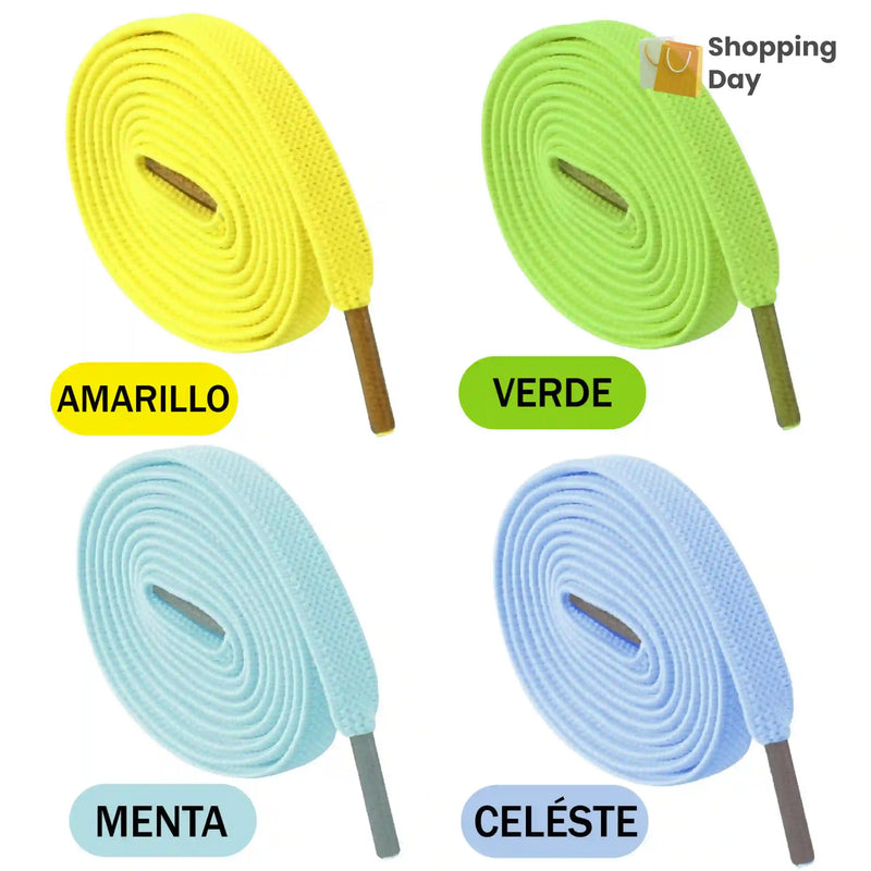 TrendyLaces™ – Cordones Elásticos con Broche para un Look Moderno y Cómodo