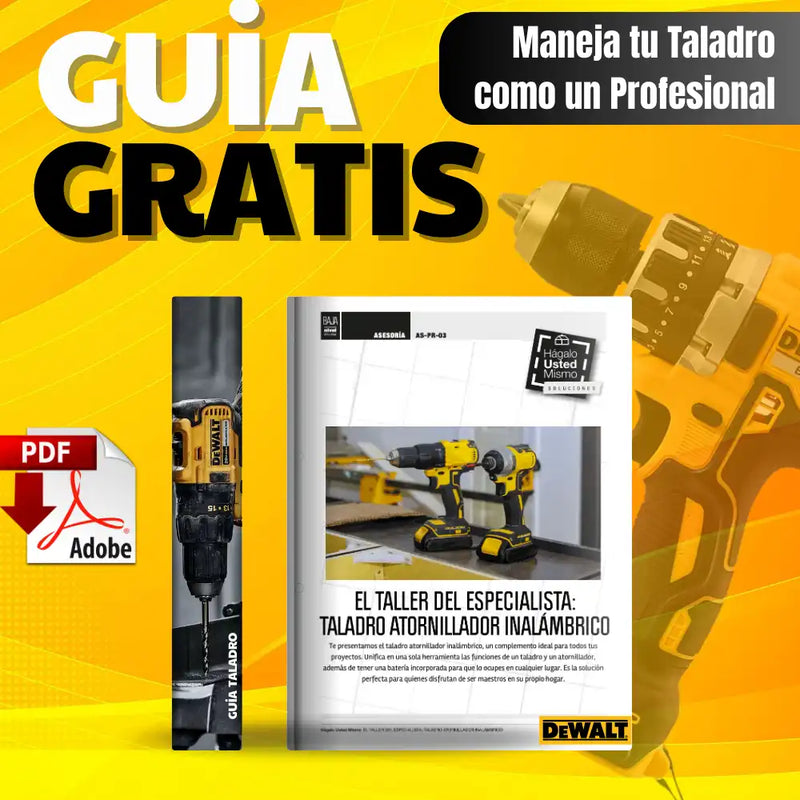 Taladro de 36v + 2 baterías 36v GRATIS + Maletin con 20 accesorios +  Juego de Raches