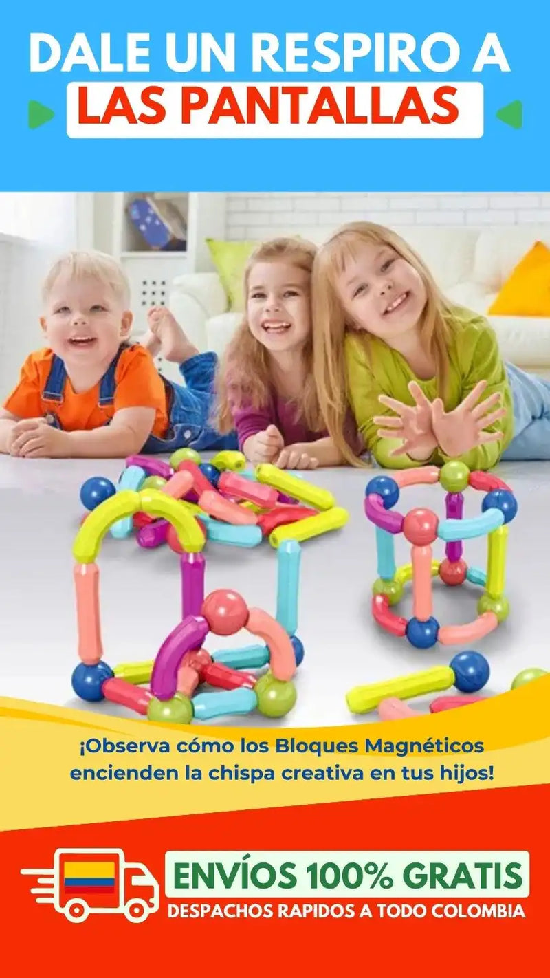 Fichas Magneticas  Smart Blocks 36 Piezas