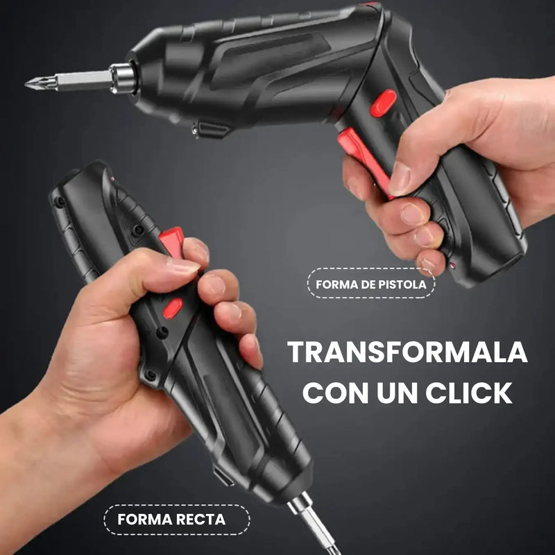 Kit Destornillador Electrico Inalambrico  PRO TOOL maletin con 45 accesorios