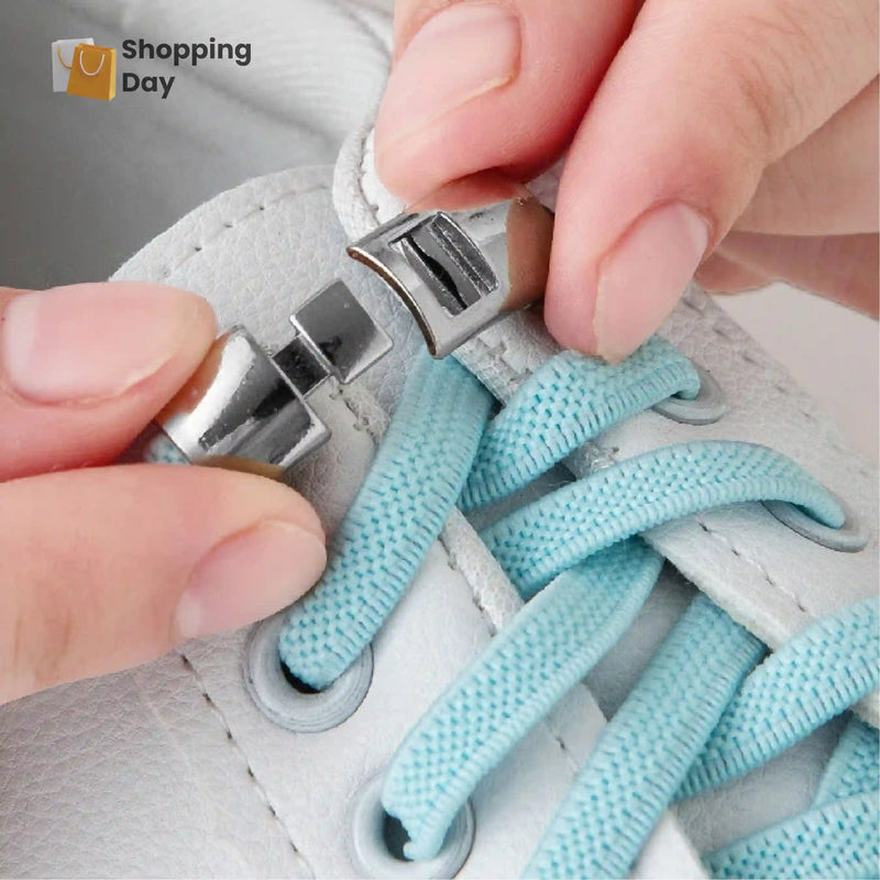 TrendyLaces™ – Cordones Elásticos con Broche para un Look Moderno y Cómodo