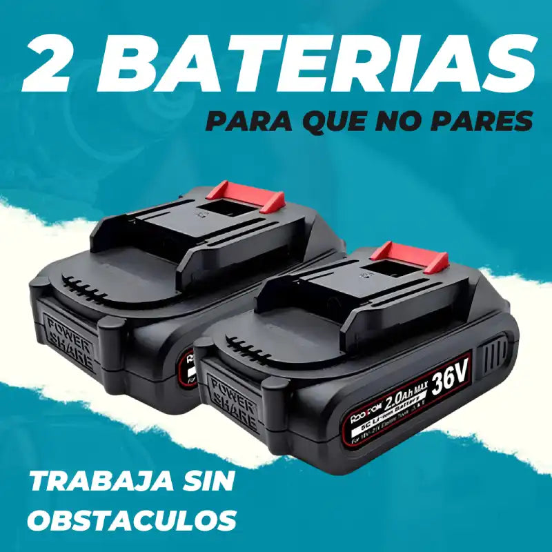 Taladro Inalambrico Makita 36V, Maletin con 20 accesorios + obsequio juegos de raches