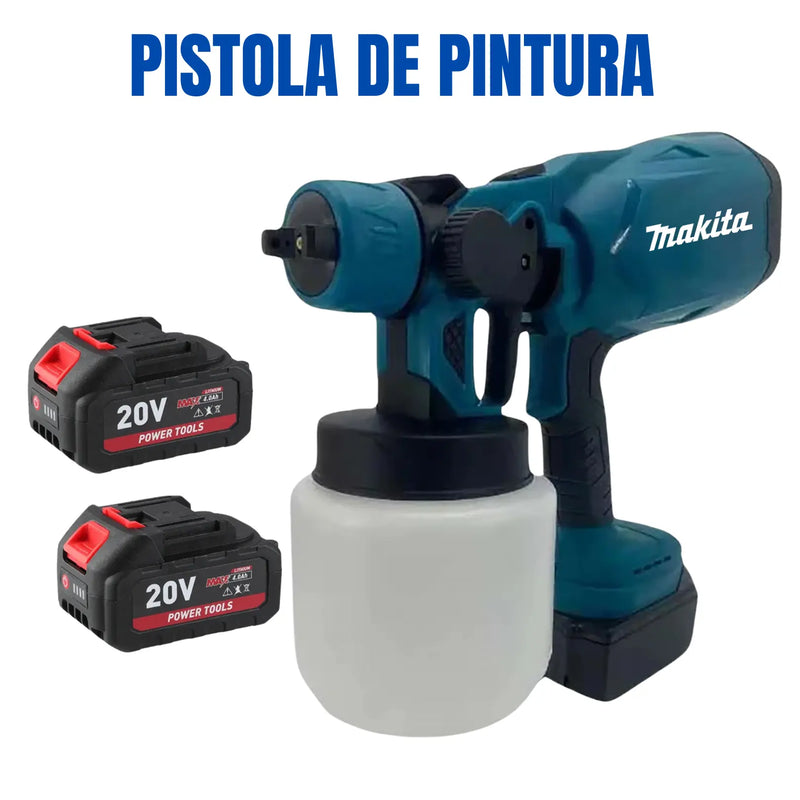 Pistola Pulverizadora de Pintura Inalámbrica Eléctrica de 800ML, 20% de Descuento.
