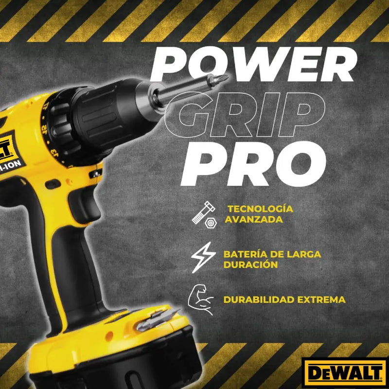 Taladro Inalámbrico DeWalt 36V + 2 Potentes Baterías.
